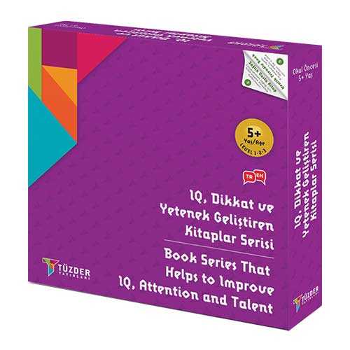5+ Yaş 9'LU SET | IQ Dikkat Geliştiren Kitaplar Seti | ZET